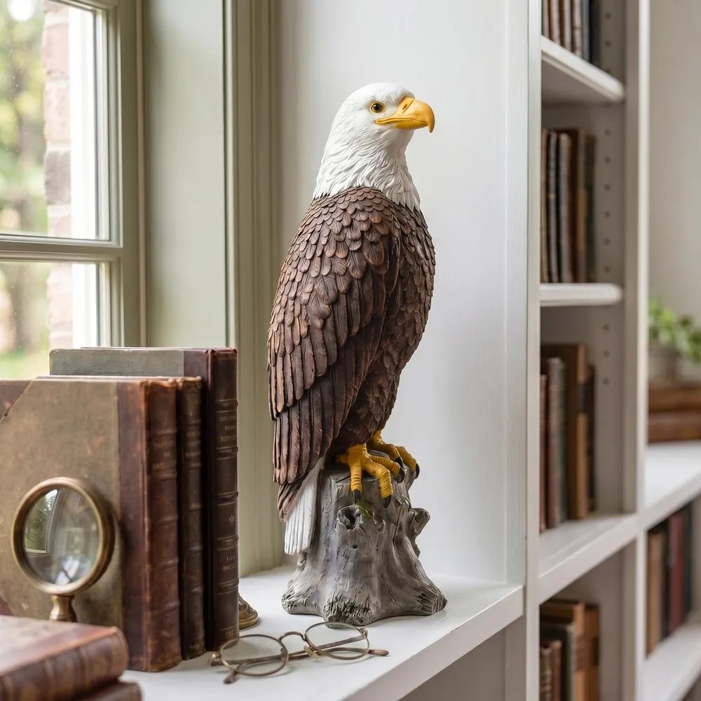 Majestic Mountain Eagle Garden Statue