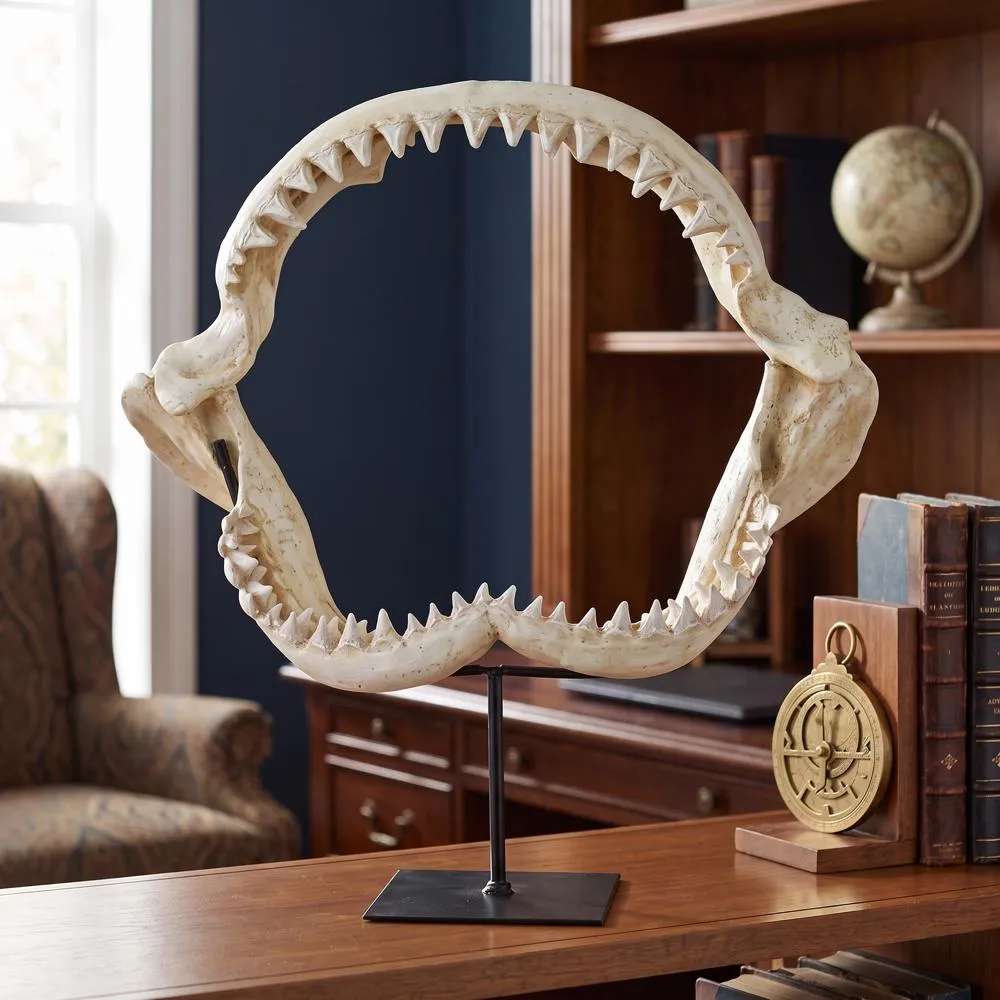 Shark's Jagged Jaws Statue