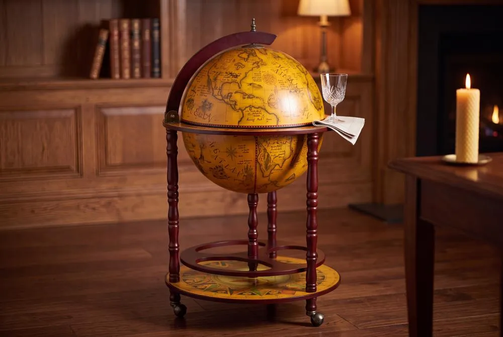 Sixteenth-Century Italian Replica Globe Bar