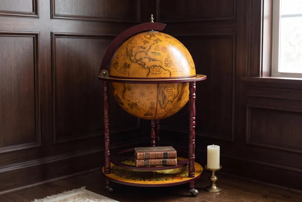 Sixteenth-Century Italian Replica Globe Bar