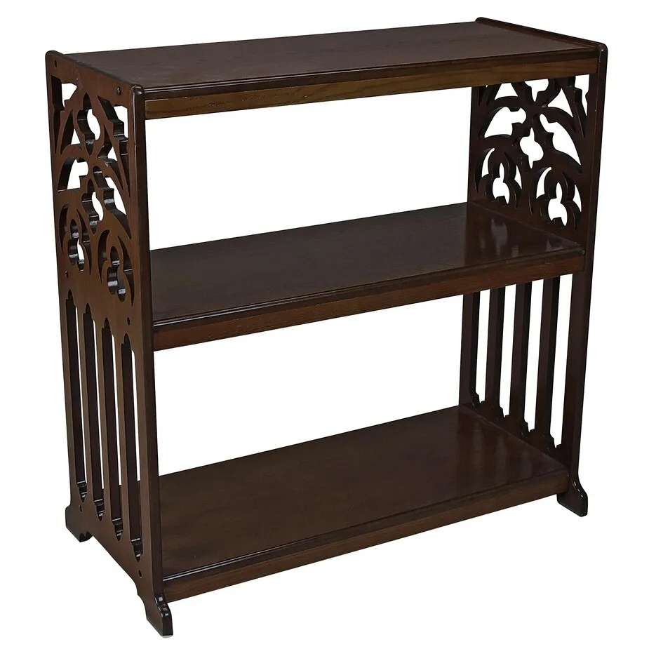 Saint Thomas Aquinas Gothic Wooden Bookshelf