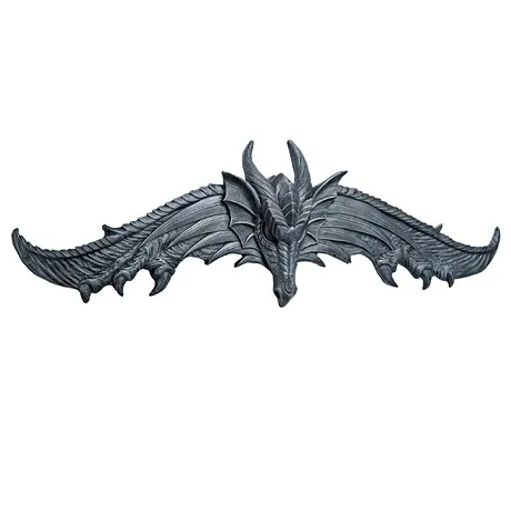 Hardwick Dragon Sculptural Wall Pediment: Each