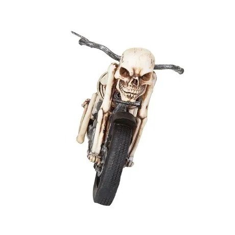 Bone Chillin' Skeleton Motorcycle Statue