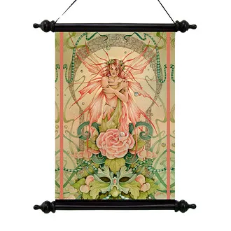 The Fairy Muse Canvas Wall Scroll