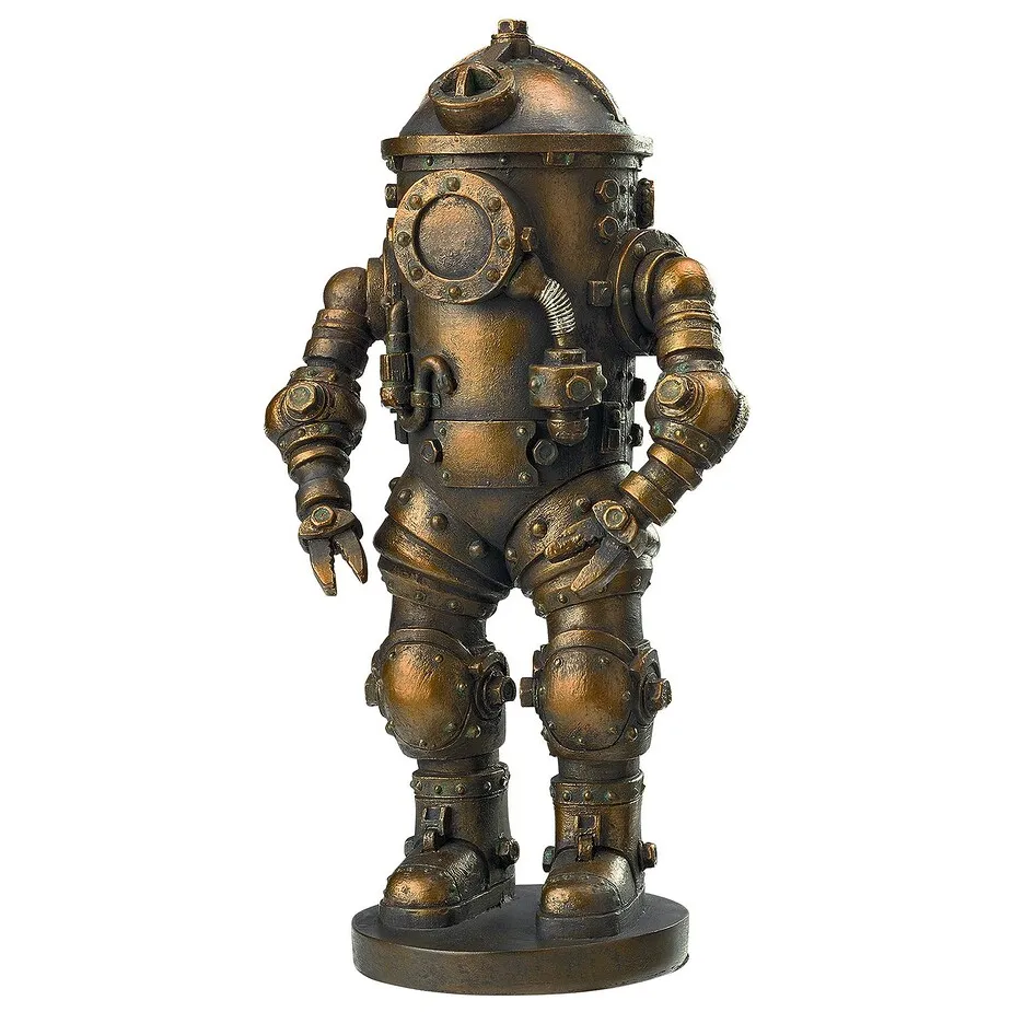 Tritonia Atmospheric Diving Suit Steampunk Statue