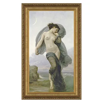 Evening Mood Framed Canvas Replica Painting: Grande