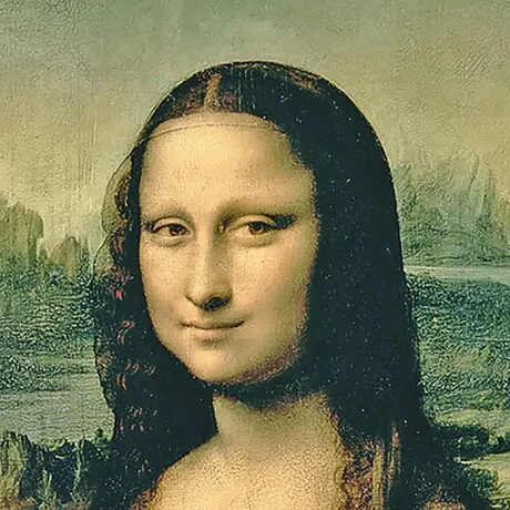 Mona Lisa Framed Canvas Replica Painting: Medium