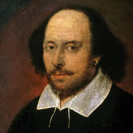 William Shakespeare Framed Canvas Replica Painting: Large