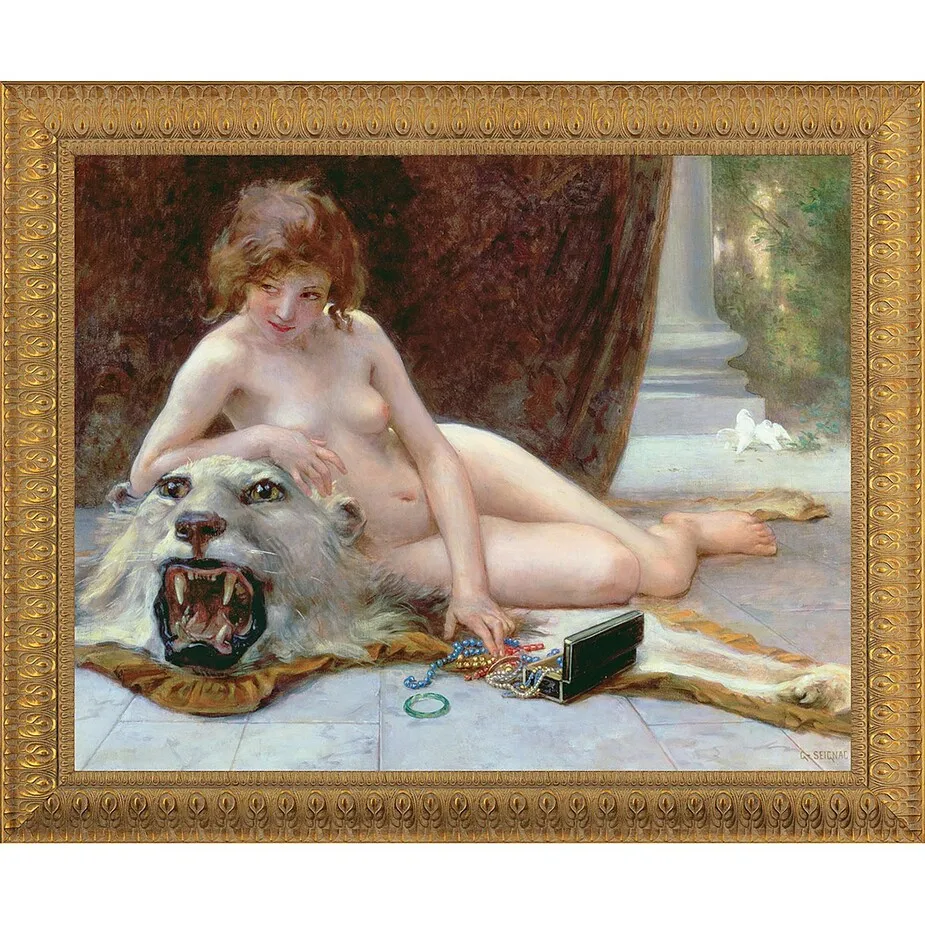 The Jewel Box Framed Canvas Replica Painting: Medium