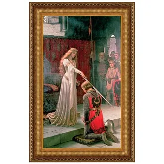 The Accolade Framed Canvas Replica Painting: Medium