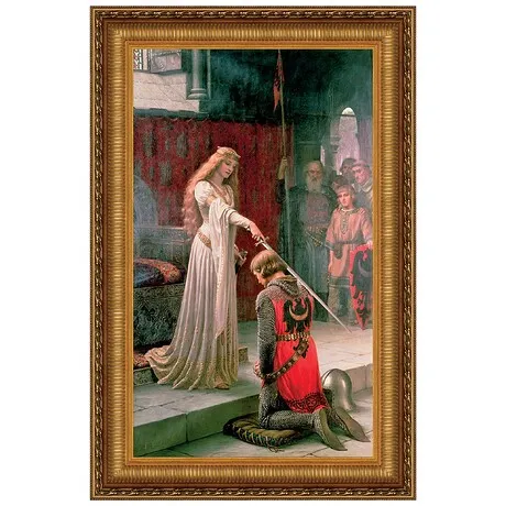 The Accolade Framed Canvas Replica Painting: Grande