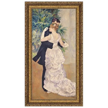 La Danse a la Ville Framed Canvas Replica Painting: Grande