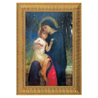 L'Addolorata Framed Canvas Replica Painting: Large