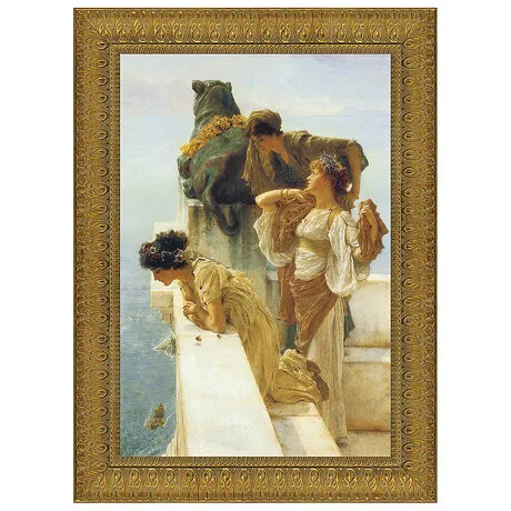 A Coign of Vantage Framed Canvas Replica Painting: Small
