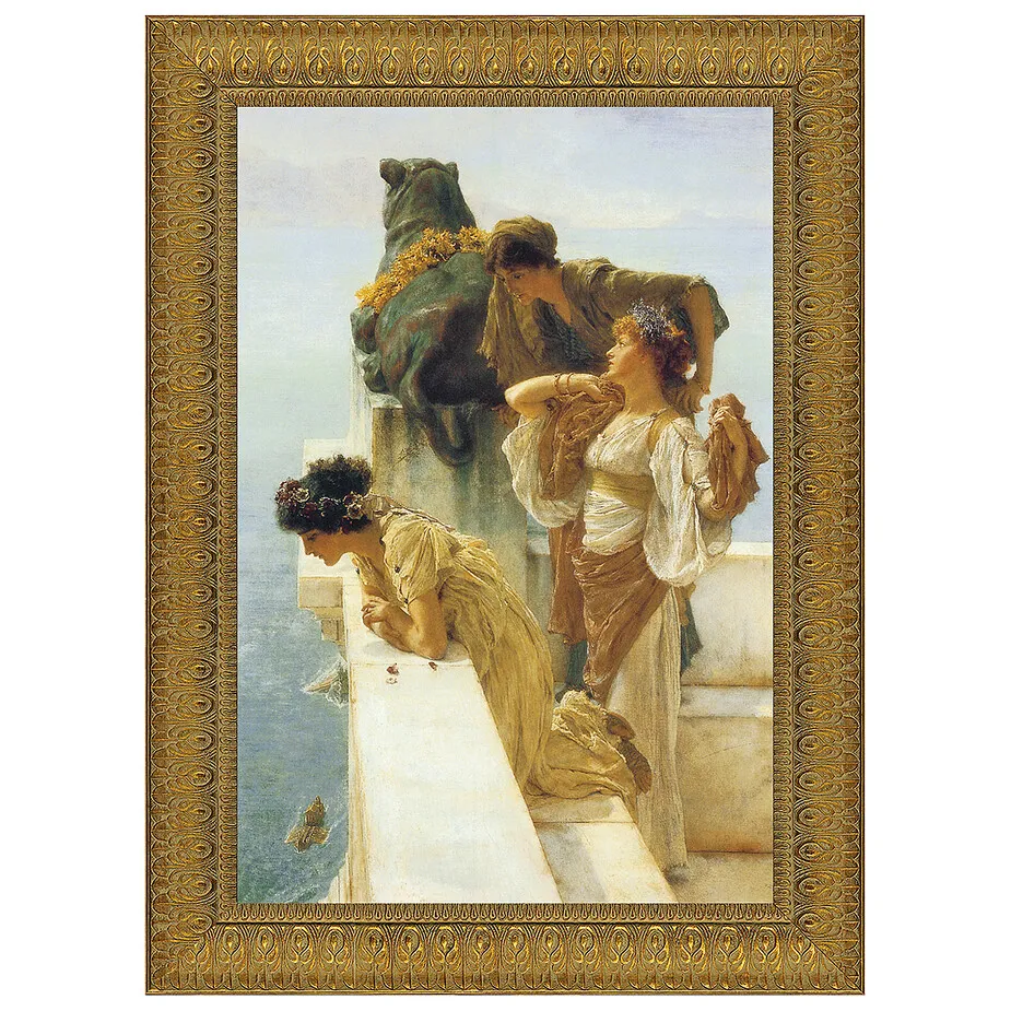 A Coign of Vantage Framed Canvas Replica Painting: Medium