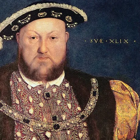 Henry VIII Framed Canvas Replica Painting: Medium