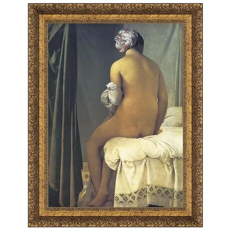 The Valpincon Bather Framed Canvas Replica Painting: Small