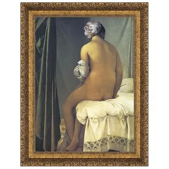 The Valpincon Bather Framed Canvas Replica Painting: Medium