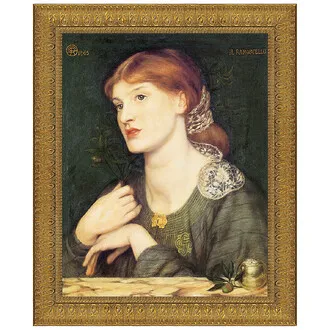 Il Ramoscello Bella e Buona Framed Canvas Replica Painting: Small