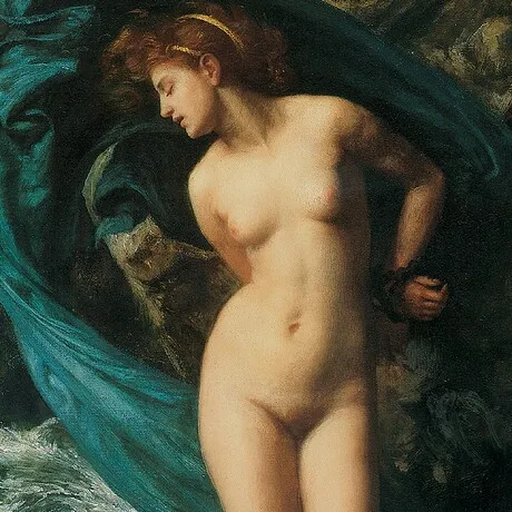 Andromeda Framed Canvas Replica Painting: Small