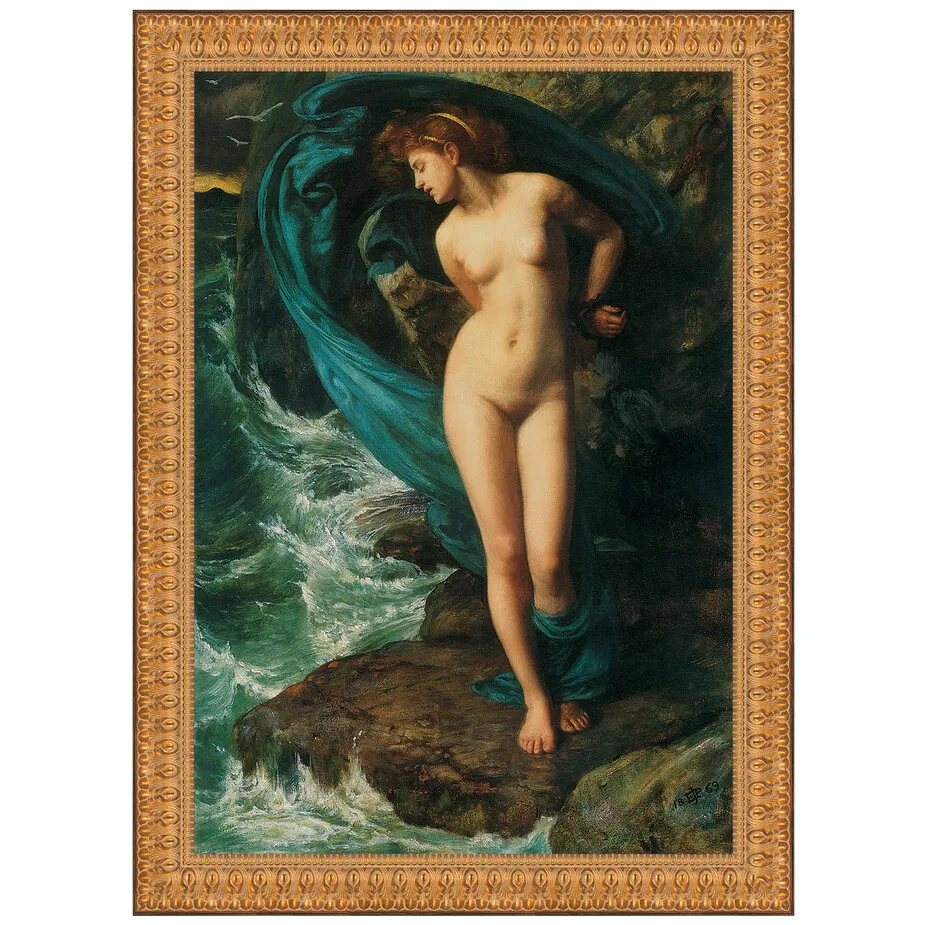 Andromeda Framed Canvas Replica Painting: Medium