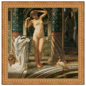 Diadumene Framed Canvas Replica Painting: Grande