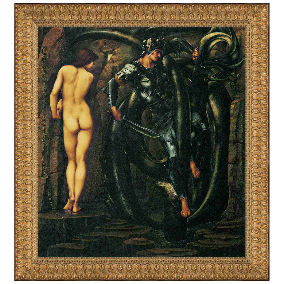 The Doom Fulfilled Framed Canvas Replica Painting: Medium