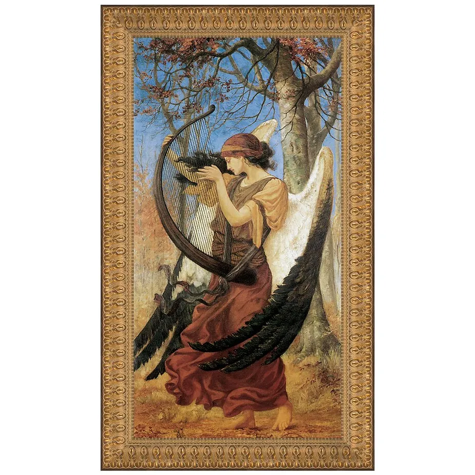 Titania's Awakening Framed Canvas Replica Painting: Large