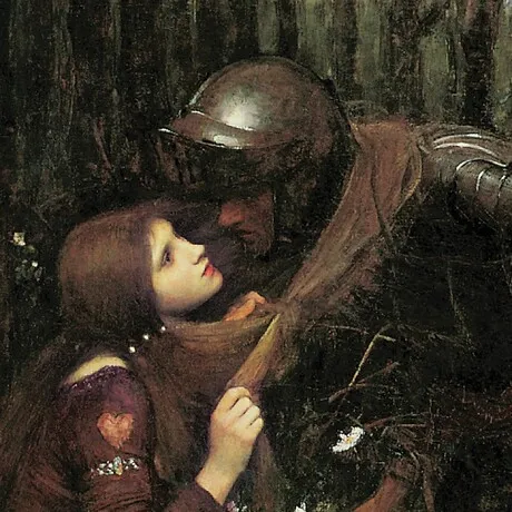 La Belle Dame Sans Merci Framed Canvas Replica Painting: Small