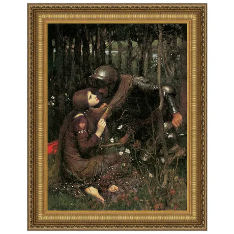 La Belle Dame Sans Merci Framed Canvas Replica Painting: Grande