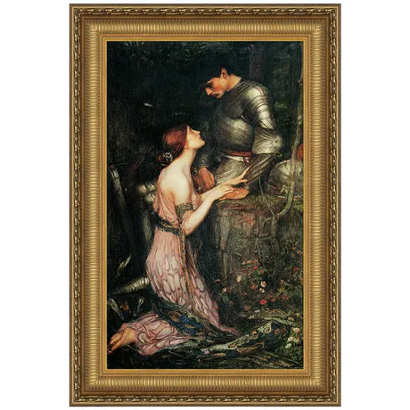 Lamia Framed Canvas Replica Painting: Large