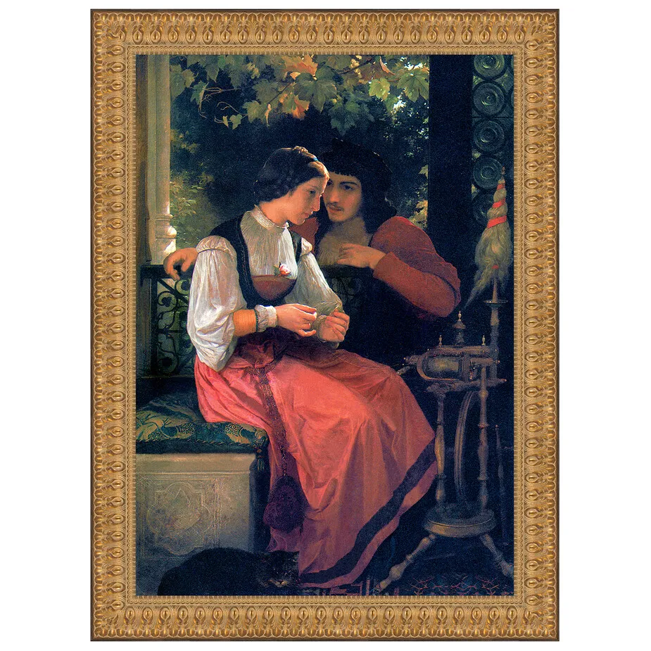 The Proposal Framed Canvas Replica Painting: Grande
