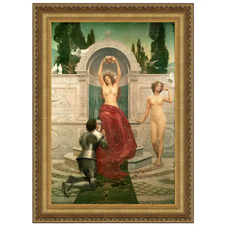In the Venusberg Framed Canvas Replica Painting: Grande