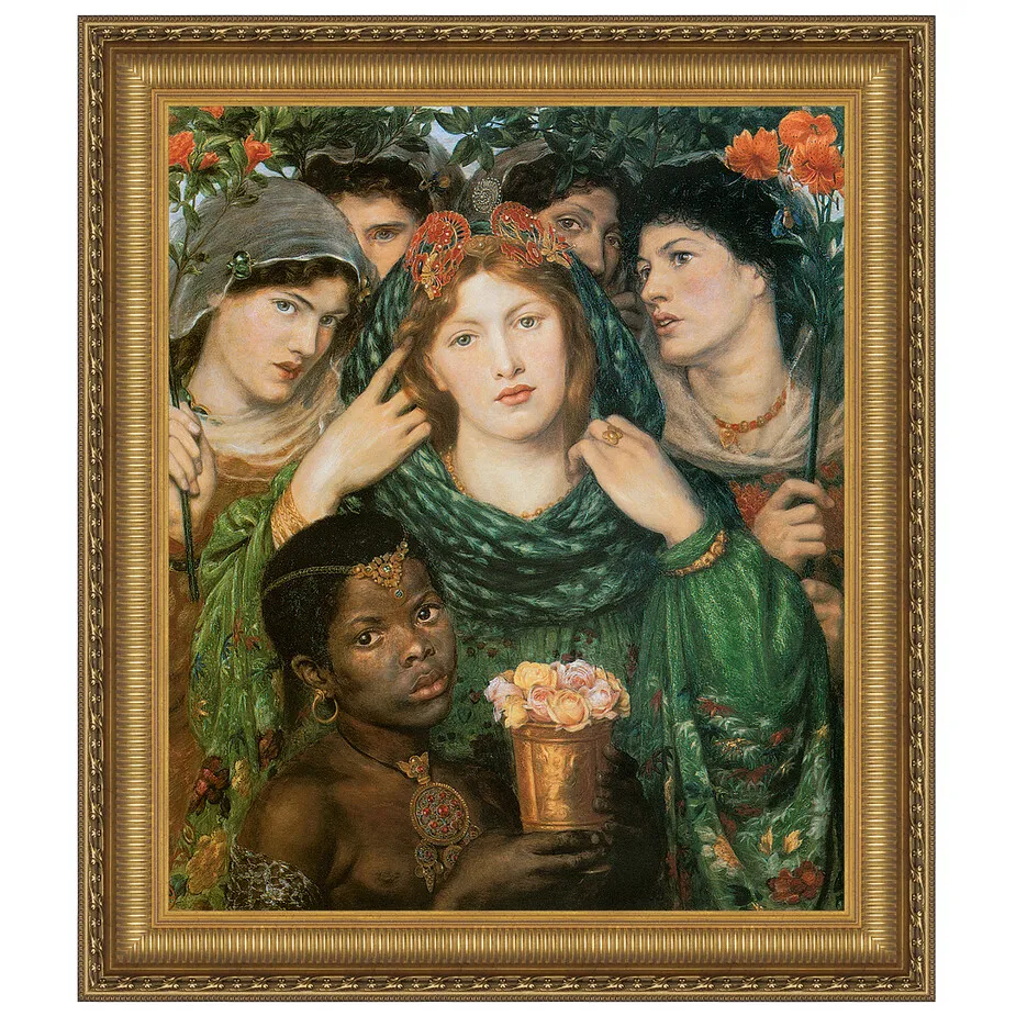 The Beloved (The Bride) Framed Canvas Replica Painting: Grande