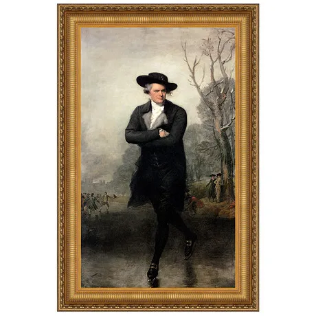 The Skater Framed Canvas Replica Painting: Small