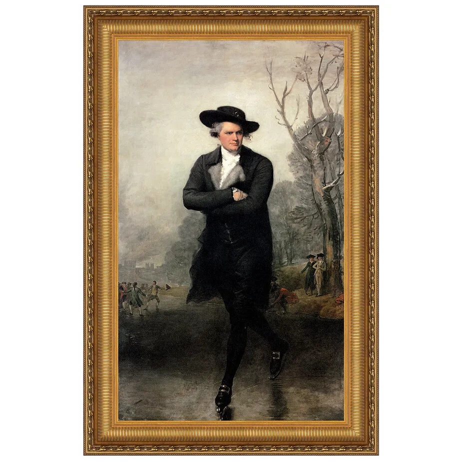 The Skater Framed Canvas Replica Painting: Small