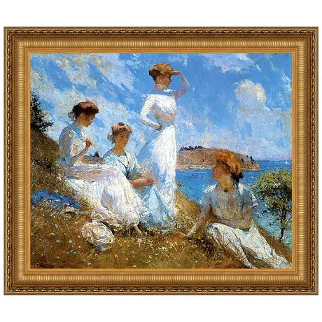 Summer Framed Canvas Replica Painting: Small