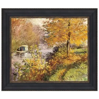 The Studio Boat Framed Canvas Replica Painting: Small