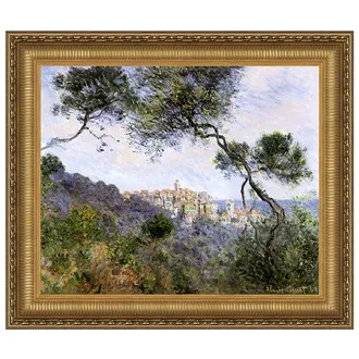 Bordighera Italy Framed Canvas Replica Painting: Grande