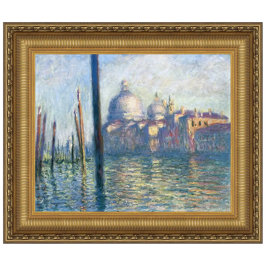 The Grand Canal, Venice Framed Canvas Replica Painting: Medium