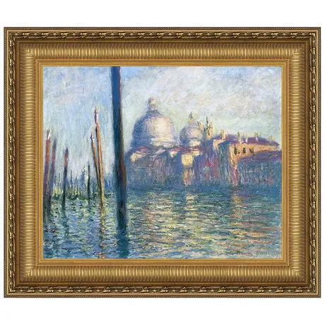 The Grand Canal, Venice Framed Canvas Replica Painting: Large