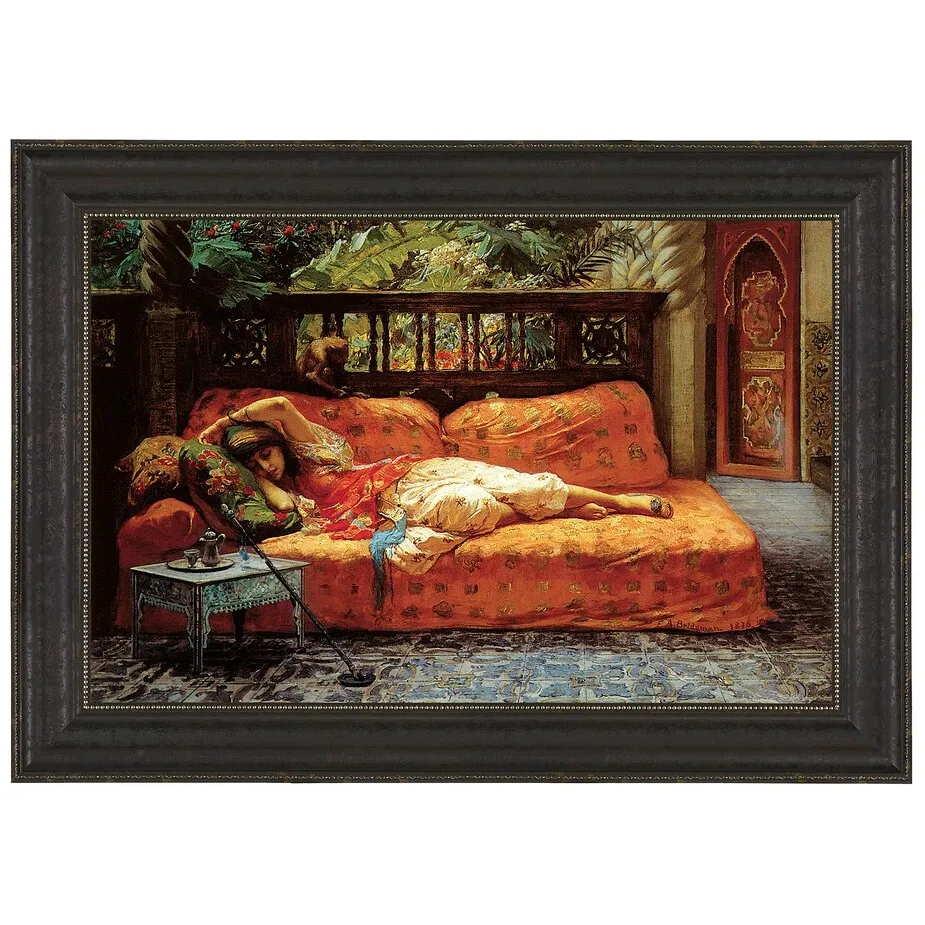 Siesta (Afternoon in Dreams) Framed Canvas Replica Painting: Grande