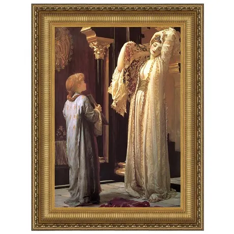 The Light of the Harem Framed Canvas Replica Painting: Small