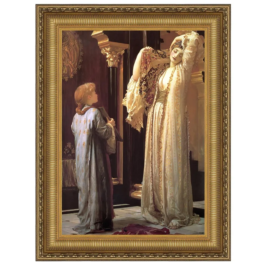 The Light of the Harem Framed Canvas Replica Painting: Medium