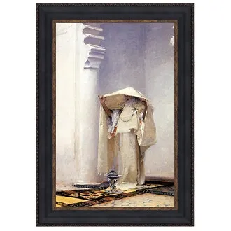 Smoke of Ambergris Framed Canvas Replica Painting: Small