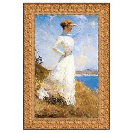 Sunlight Framed Canvas Replica Painting: Medium