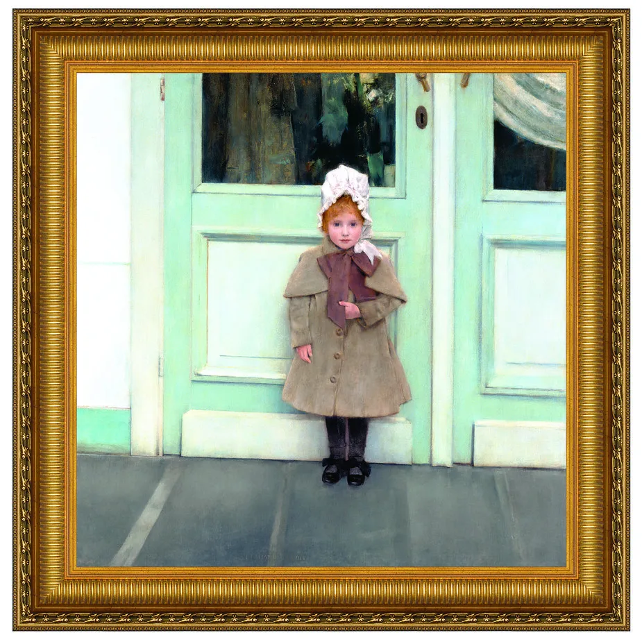 Jeanne Kefer Framed Canvas Replica Painting: Grande