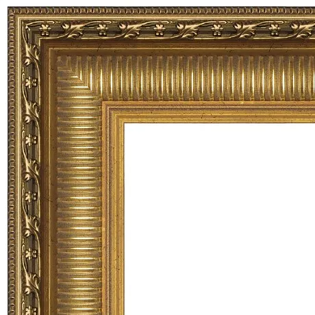 Landscape with Classical Ruins and Figures Framed Canvas Replica Painting: Medium