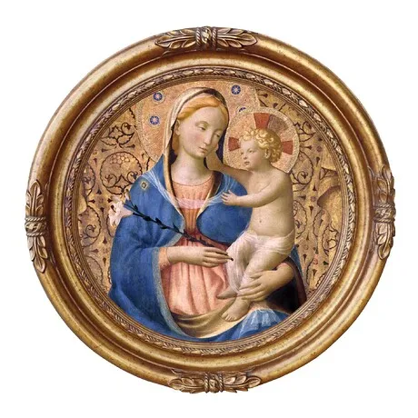 Madonna of Humility, 1440: Canvas Replica Painting: Medium