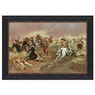 For Supremacy Framed Canvas Replica Painting: Medium